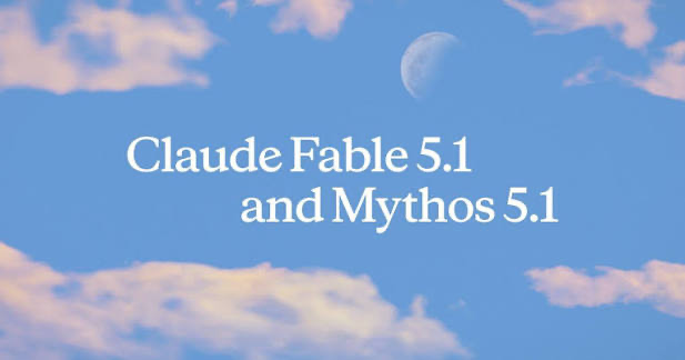 Claude Fable 5.1 and Mythos 5.1 announcement artwork