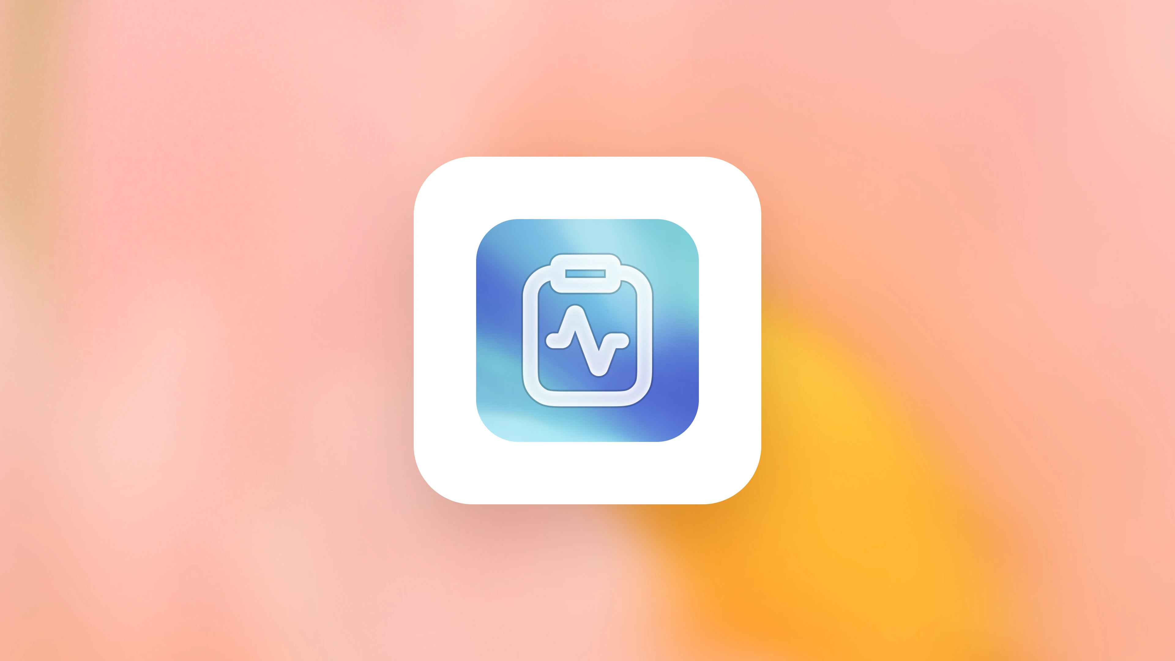 ChatGPT Health icon on a warm gradient background